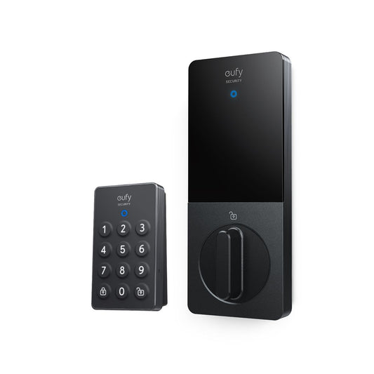 Eufy Wifi Retrofit Security Smart Lock w. Bluetooth - Black