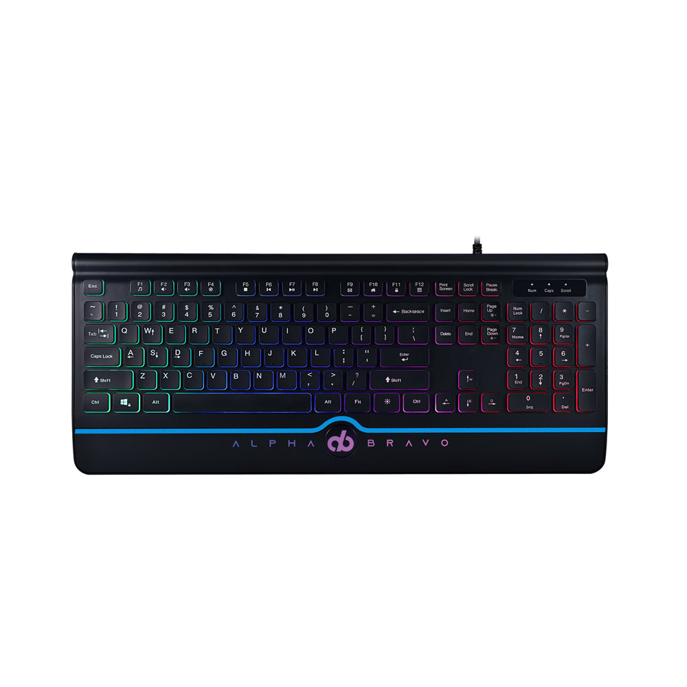 Veho Alpha Bravo GK-1 USB Wired Gaming Keyboard - USA Layout - Black