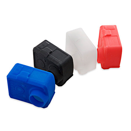 Veho Protective Skin for MUVI K-Series Action Cameras - 4 Pack - Clear, Black, Red, Blue