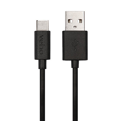 Veho Pebble USB C Universal Charge and Sync Cable, 0.2-meter (0.7-ft) - Black