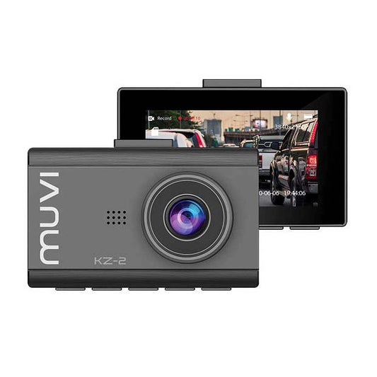 Veho Muvi KZ-2 Pro Drive Cam 4K Dashcam with 3-in LCD Display and G-Sensor - Grey