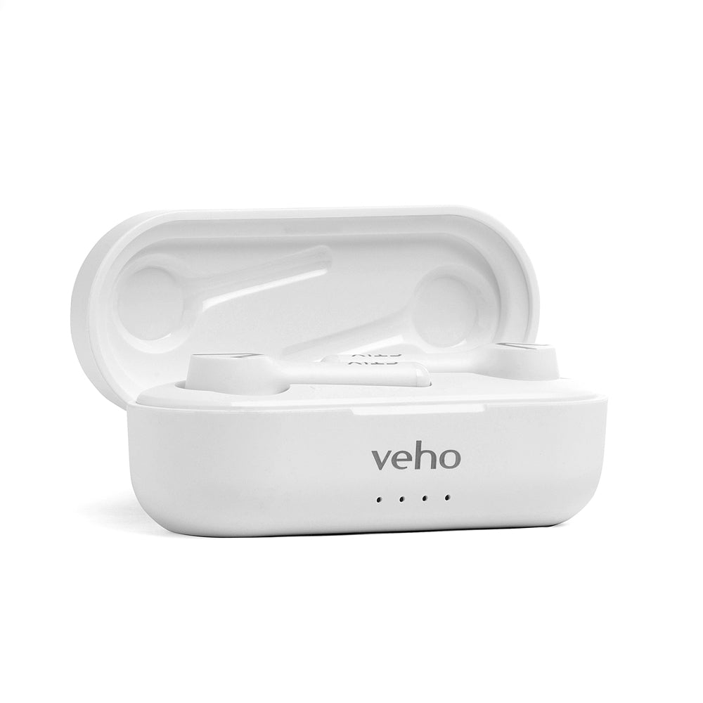 Veho STIX True Wireless Bluetooth Earphones - White