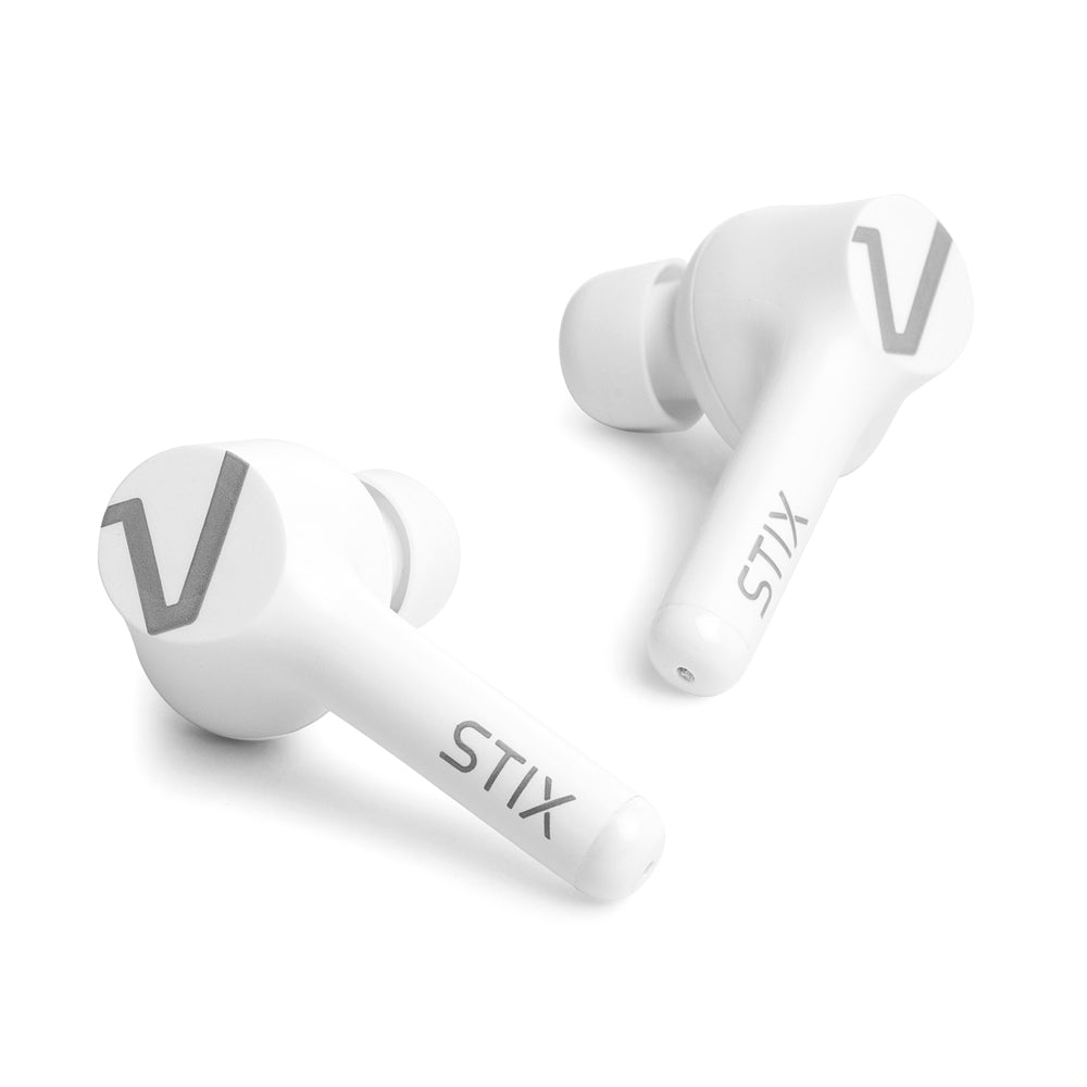 Veho STIX True Wireless Bluetooth Earphones - White