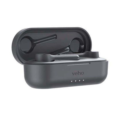 Veho STIX II True Wireless Bluetooth Earphones - Grey