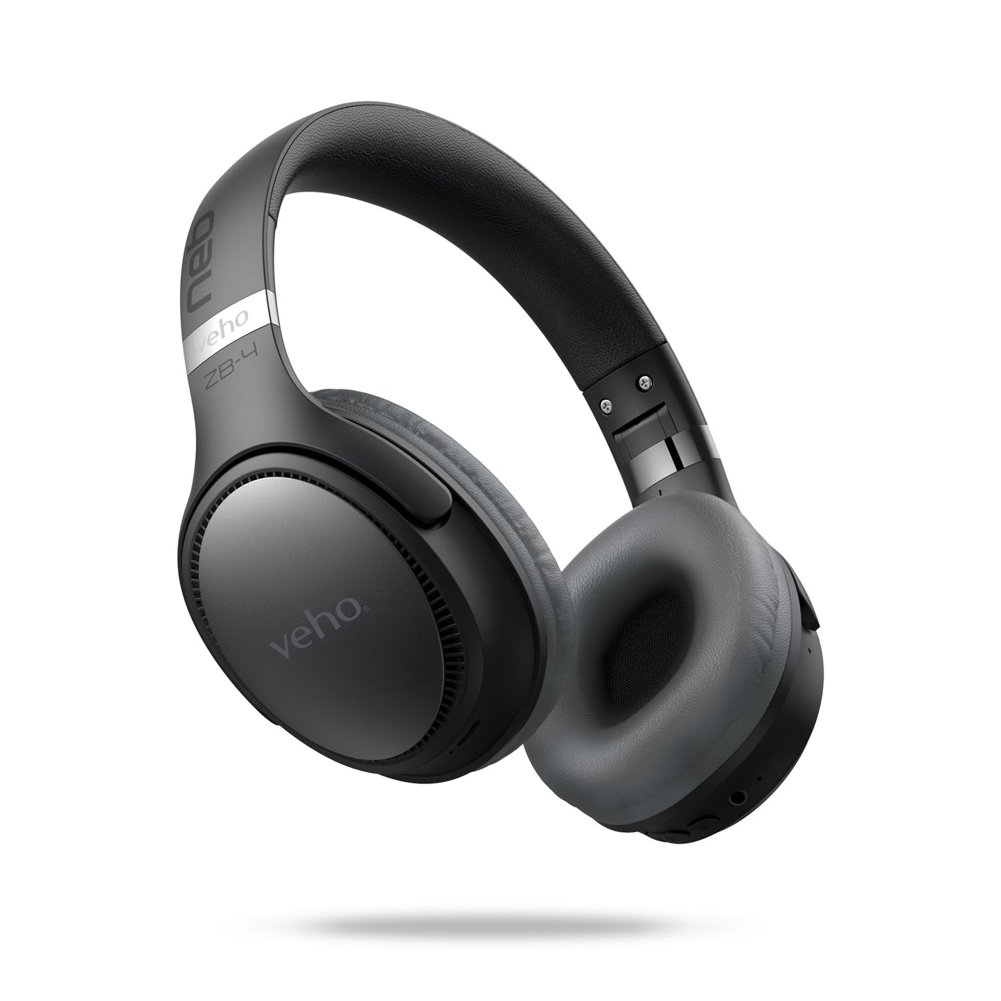 Veho ZB-4 NEB Bluetooth Wireless Headphones - Black/Grey