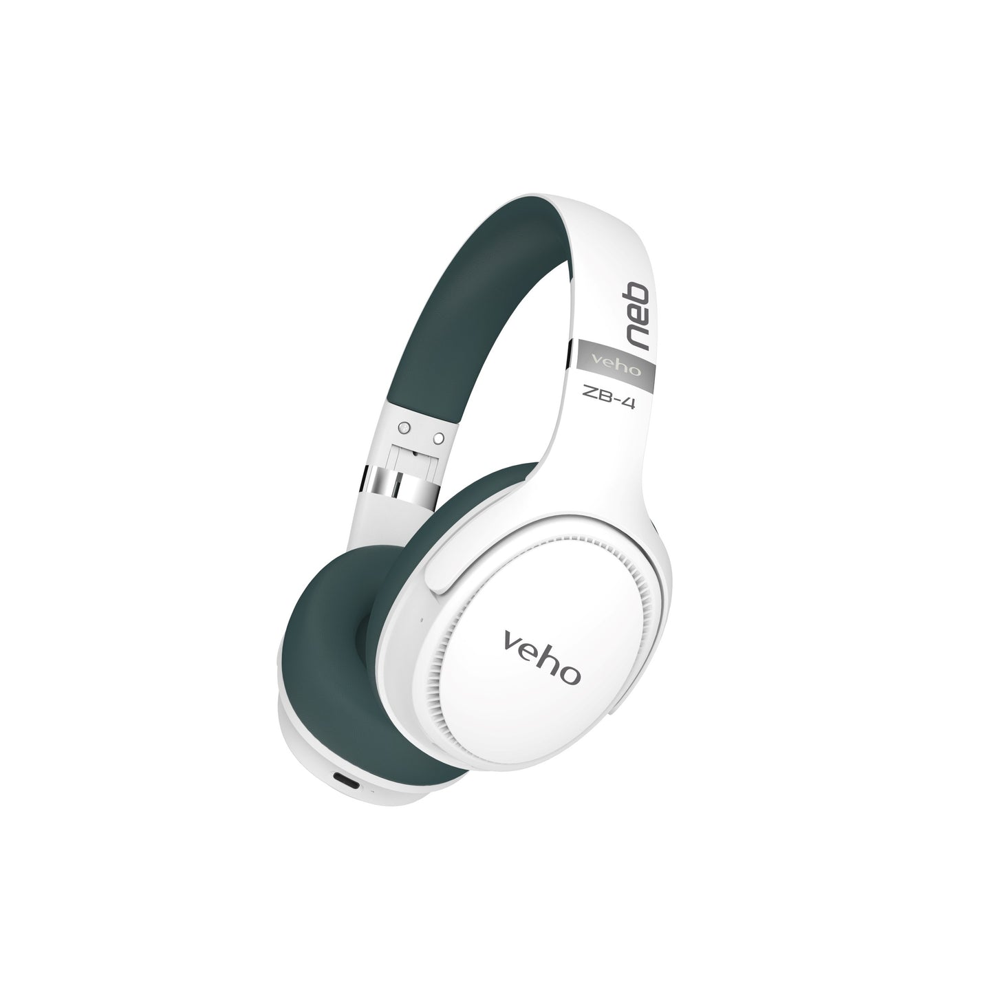 Veho ZB-4 NEB Bluetooth Wireless Headphones - White