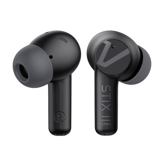 Veho STIX II Pro True Wireless Earphones with Active Noise Cancelling  - Black