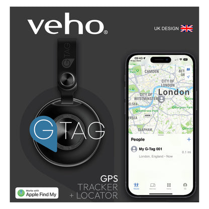 Veho G-Tag GPS tracker - Dark Grey