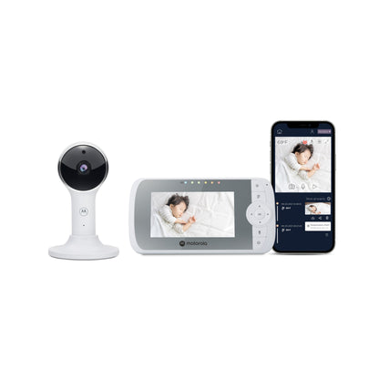 Motorola VM64 Wi-Fi Full HD Video Connect Smart Baby Monitor - White