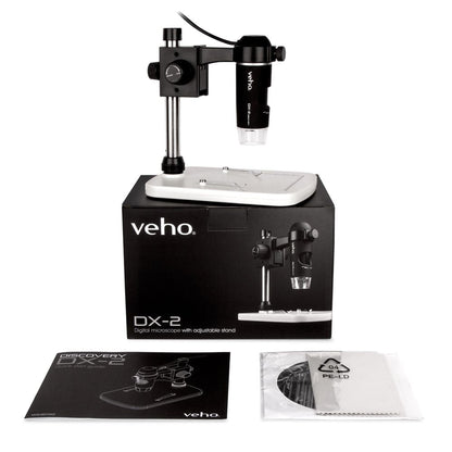 Veho DX-2 USB 5MP Microscope - Black