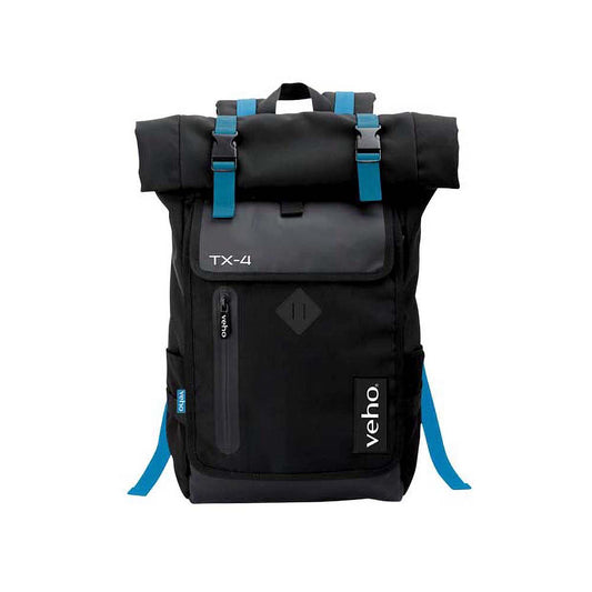 Veho TX-4 Backpack Rucksack Notebook/Laptop Bag up to 17-in with USB Charging Port - Black