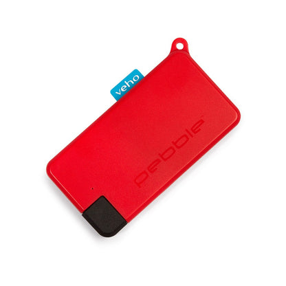 Veho Pokket 1000-mah Keyring Sized Power Bank - Red