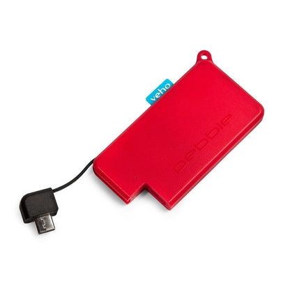 Veho Pokket 1000-mah Keyring Sized Power Bank - Red