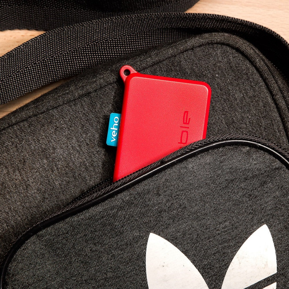 Veho Pokket 1000-mah Keyring Sized Power Bank - Red