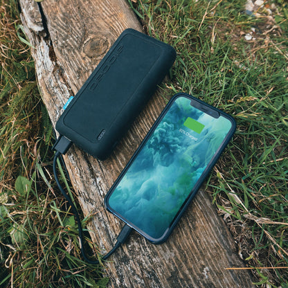 Veho Pebble PZ-20 Rugged Portable Power Bank - 20,000-mAh - Black