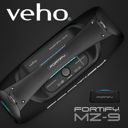 Veho MZ-9 Fortify Bluetooth Wireless Speaker - Black