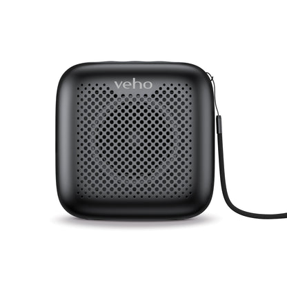 Veho MZ4 Bluetooth Wireless Speaker with Built-in Mic and TWS - Black