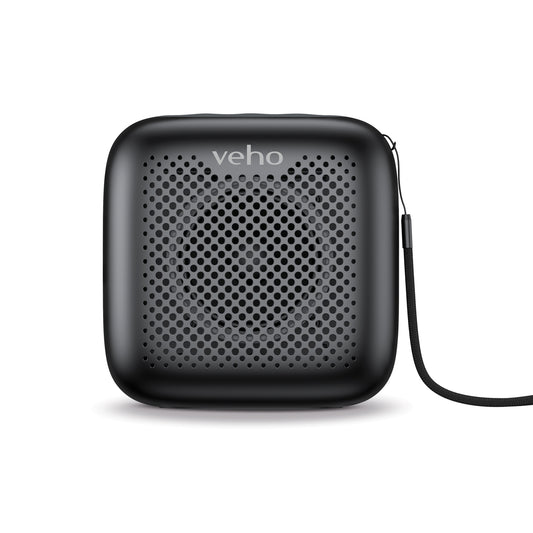 Veho MZ4 Bluetooth Wireless Speaker with Built-in Mic and TWS - Black
