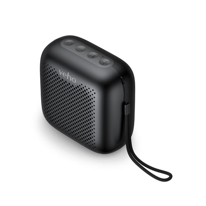 Veho MZ4 Bluetooth Wireless Speaker with Built-in Mic and TWS - Black