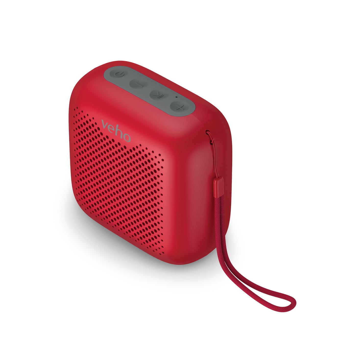 Veho MZ4 Bluetooth Wireless Speaker with Built-in Mic and TWS - Red