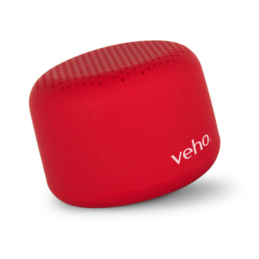 Veho M3 Portable Rechargeable 3-watt Wireless Bluetooth Speaker - Red