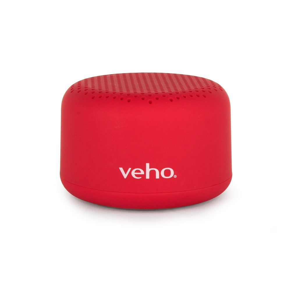 Veho M3 Portable Rechargeable 3-watt Wireless Bluetooth Speaker - Red