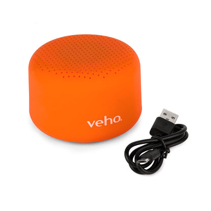 Veho M3 Portable Rechargeable 3-watt Wireless Bluetooth Speaker - Orange