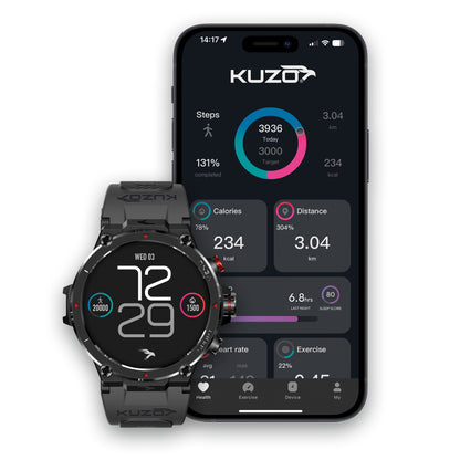 Veho Kuzo II F2-S Sports Smart Watch with GPS - Black