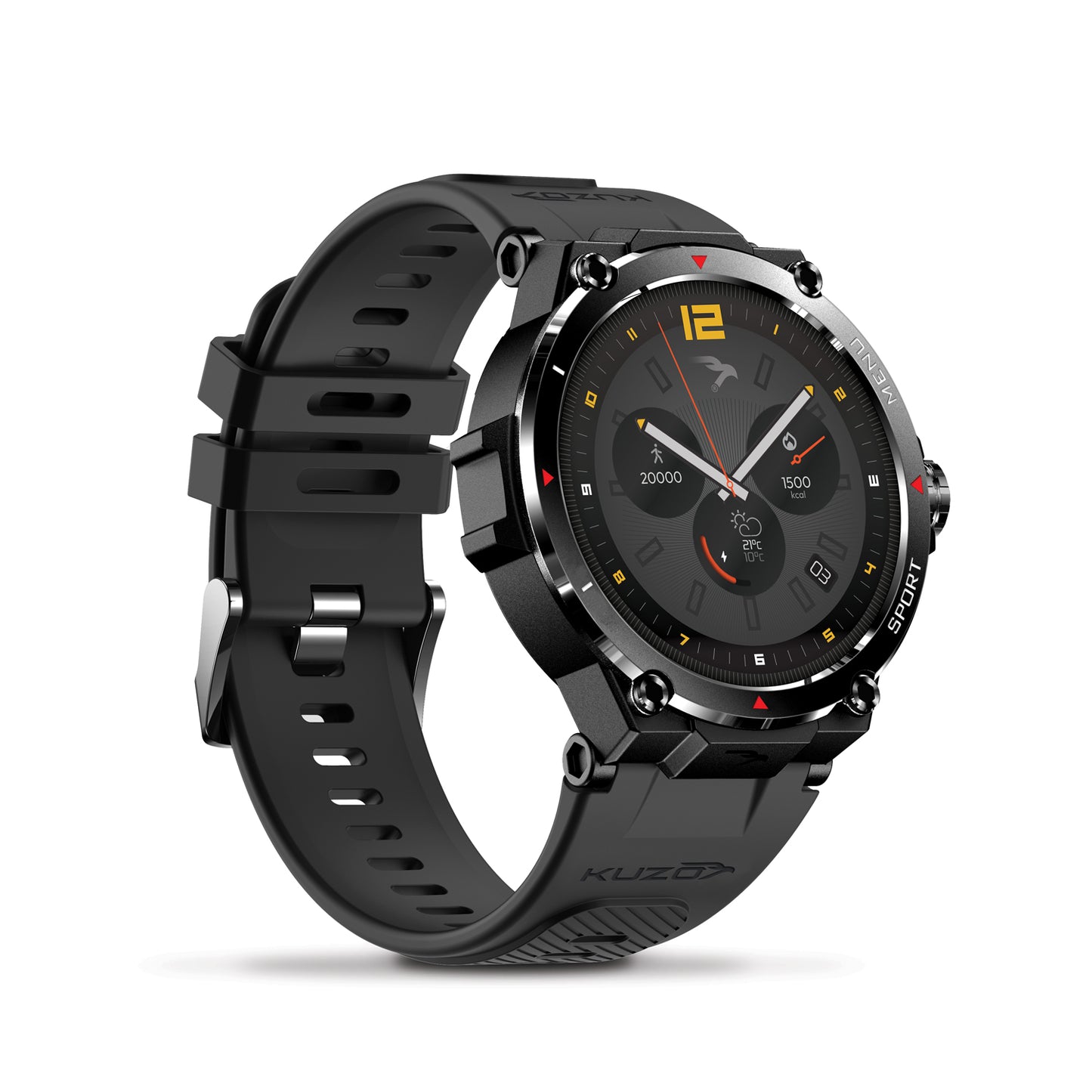 Veho Kuzo II F2-S Sports Smart Watch with GPS - Black