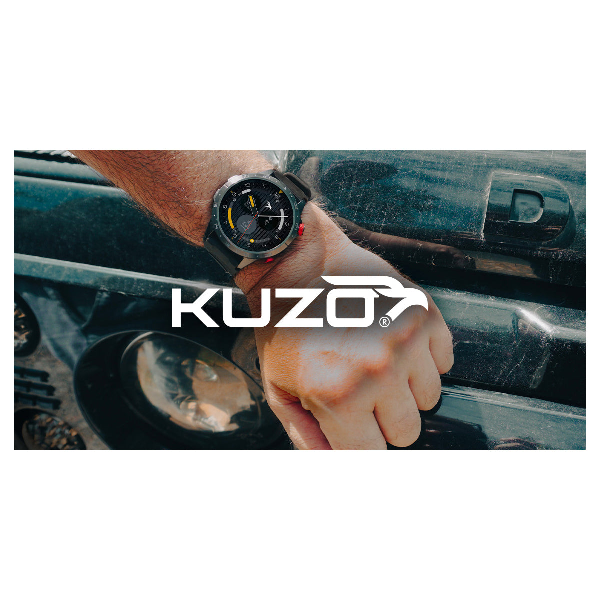 Veho Kuzo Pro Sports Smart Watch with GPS – Black