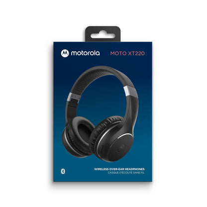 Motorola XT220 Wireless Bluetooth Headphones - Black