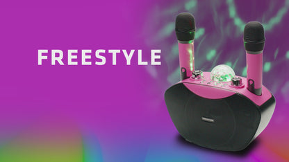 Singsation FREESTYLE Wireless Karaoke System - Pink