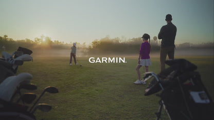 Garmin Approach J1 GPS Golfing Smartwatch - Cloud Blue Aluminum Bezel with Black/Azure ComfortFit Fabric Band