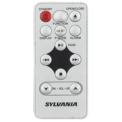 Sylvania Under Counter Bluetooth AM/FM Clock Radio with CD Player - Silver