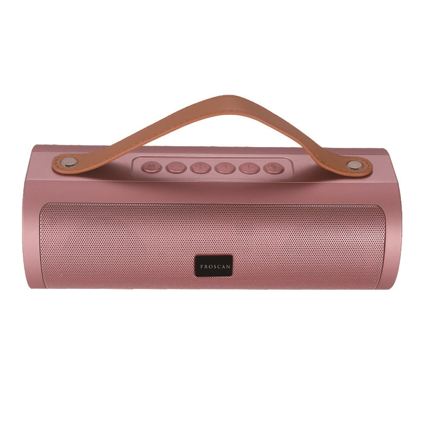 Proscan Wireless Bluetooth Speaker with Leather Strap - Rose Gold