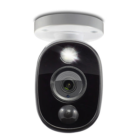 Swann 1080p PIR Outdoor Add On Bullet Security Camera with Warning Light Sensor - White